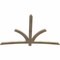 Ekena Millwork Davenport Rough Sawn Timber Gable Bracket, Douglas Fir, 84"W x 56"H x 2"D x 4"F, 16/12 Pitch GBW084X56X0204DAV00RDF - alternate 4